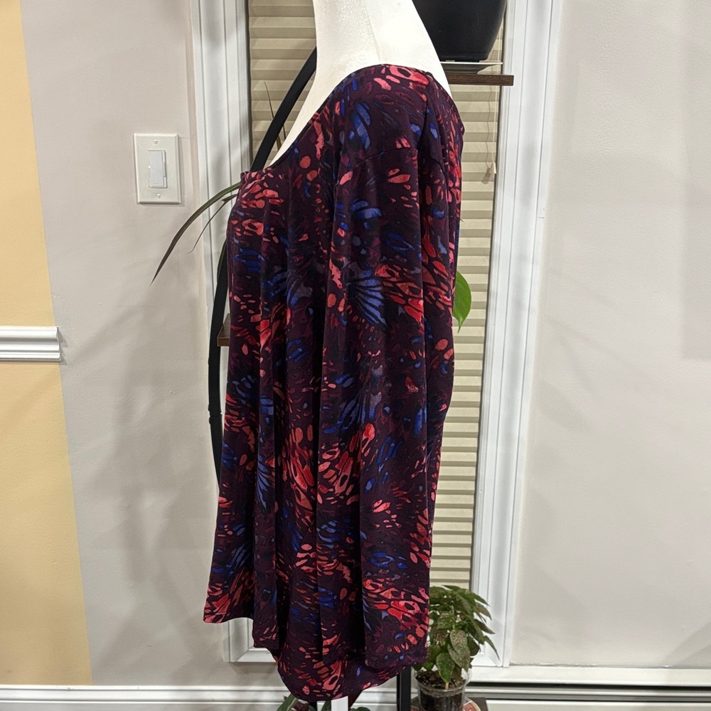 Bold Elements Multicolor Square Neck Blouse Size … - image 2